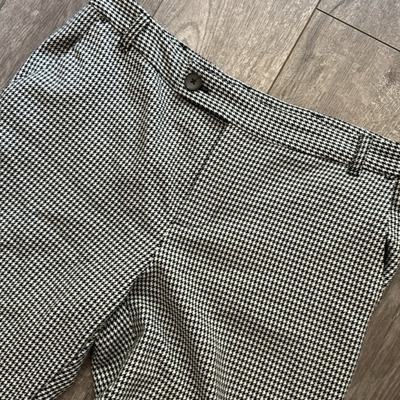 Anthropologie Maeve wide leg black & white trousers 8 - Picture 2 of 5